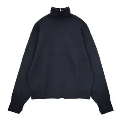 ROKU 6 BEAUTY&YOUTH ウール コットン COTTON WOOL TURTLE NECK KNIT セーター ニット ネイビー レディース ロクビューティアンドユース【中古】6-0122T∞