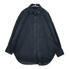 FLORENT オーガニックコットンコーデュロイシャツ 定価30800円 2305F01006 長袖シャツ ネイビー レディース フローレント【中古】6-0122T∞のサムネイル