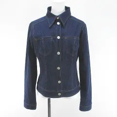 クードシャンス CdeC COUP DE CHANCE デニムジャケット ジージャン 40 紺系 ネイビー インディゴ 日本製 ストレッチ