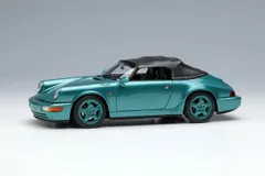 新品 VISION 1/43 ポルシェ 911(964) カレラ 2 スピードスター 1993 ウィンブルドングリーンメタリック 完成品ミニカー VM165D [佐川急便]のサムネイル