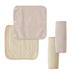 新品 抱っこ紐 よだれカバー 防水 シンプルで可愛いデザインのよだれカバー エルゴやベビービョルンなどの抱っこ紐に最適 よだれパッド 涎カバー 綿100％ 6重ガーゼ