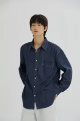 BRANDED カンディアーニ リラックスド デニムシャツ Lサイズ