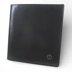 ダンヒル dunhill カードケース 札入れ ブラック 黒系 レザー