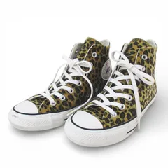 コンバース CONVERSE ハイカットスニーカー レオパード 23.5㎝ ブラウン 茶系 ファー 1CL327
