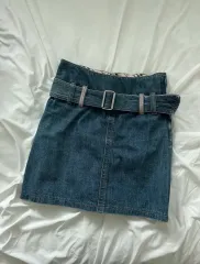 バーバリー 正規品 デニム ミニ スカート