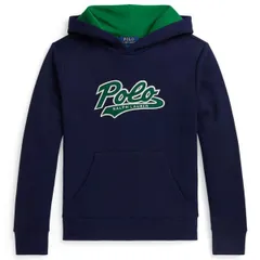 【新品】ラルフローレン アップリケロゴ裏起毛プルパーカー