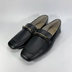 未使用に近い〇 ORiental TRaffic ビットローファー バブーシュ ブラック 40 25 スクエアトゥ オリエンタルトラフィック