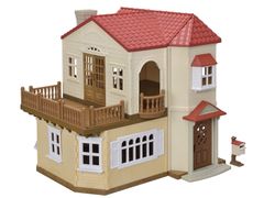 シルバニアファミリー House [Big Red Roof House - The Attic is a Secret Room -] Har51 ST Mark Certified Ages 3+ Toy Dollhouse Sylvanian Families Epoch Co., Ltd. EPOCH