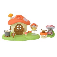 Sylvanian Families [Fairy's Mushroom House] F-43 ST Mark Certified, Ages 3+, Toy Dollhouse, Epoch Co., Ltd.