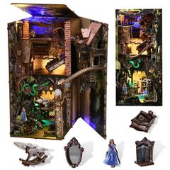 値下げ エルフの森 妖精 ブックヌック ドールハウス 完成品 - メルカリ