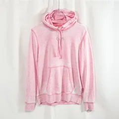 DIESEL ディーゼル パーカー フーディ S-GINN-HOOD-PAK プルオーバー ピンク ロゴ メンズS ユニセックス 裏毛 スウェット トップス カジュアル ストリート 美品