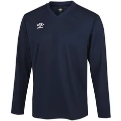 umbro(アンブロ) JR 長袖ゲームシヤツ サッカー ゲームシャツ J (uas6307jl-nvy)、ネイビー