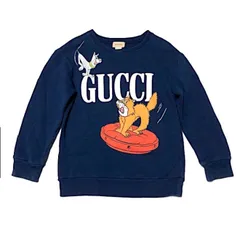 値下げ早い者勝ち！GUCCI グッチ The Jetsons ジェットソン コラボ キッズ スウェット トレーナー 120 6A 紺 宇宙家族 アストロ 2A48のサムネイル