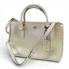 トリーバーチ TORY BURCH ロビンソン トートバッグ ハンド ショルダー2WAY ゴールド レザー