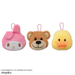 マイメロディ×Suzy'sZoo カラビナ付フェイスポーチ　各種　サンリオコラボ　スージーズー　ブーフ　ぬいぐるみ　プライズ