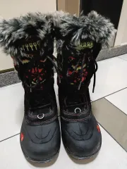 ザノースフェイス ファー ブーツ ブラック パータン 228mm