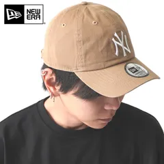 NEW ERA ニューエラ カジュアルクラシック 9TWENTY ニューヨーク・ヤンキース カーキ×ホワイト 14524766 メンズ レディース キャップ 帽子 コットン ウォッシュド NY MLB