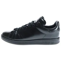 adidas (アディダス) × DOVER STREET MARKET STAN SMITH ドーバーストリートマーケット スタンスミス レザー ローカットスニーカー レディース ブラック US6/24cm FX1155