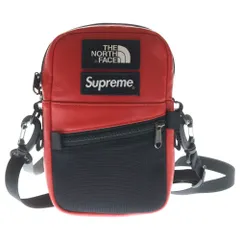 SUPREME (シュプリーム) 18AW ×THE NORTH FACE Lerther Shoulder Bag ザノースフェイス レザーショルダーバッグ ブラック NF0A3KYS
