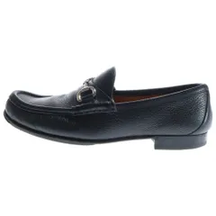 GUCCI (グッチ) ホースビット レザーローファー 革靴 シューズ ブラック