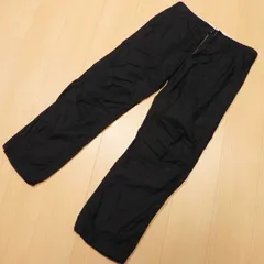 (719★ 日本製 ジョンブル Johnbull 11472 綿 麻 ベイカーパンツ M ワーク イージー ミリタリー フラップポケット ネイビー 濃紺