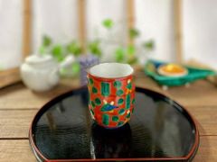 メーカー直送 九谷焼 マグカップ マグ 青粒＋金花詰(傑作) 裏絵 - メルカリ