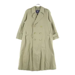 BURBERRYS (バーバリーズ) 80s ダブルブレストトレンチコート エポレット ノバチェック ベージュ