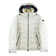 BLACK LABEL CRESTBRIDGE (ブラックレーベルクレストブリッジ) 襟2WAYナイロンダウンジャケット ホワイト 51F73-873-02