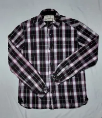 M ビームス(BEAMS) ヴィンテージ CHECK フランネル シャツ