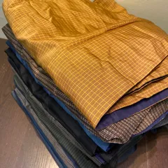 【まとめ売り】男物着物15枚 リメイク素材　素材バラバラ　ハンドメイド向け