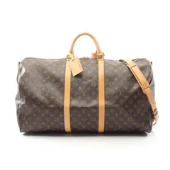 ルイ・ヴィトン LOUIS VUITTON ボストンバッグ キーポル バンドリエール60 M41412 PVCコーティングキャンバス レザー キーポル・バンドリエール60 ユニセックス Used A