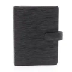 ルイ・ヴィトン LOUIS VUITTON 手帳カバー アジェンダMM R20202 ノワール レザー アジェンダMM ユニセックス Used A