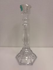 Val.st.Lambert ベルギー王室御用達 クリスタル キャンドルスタンド