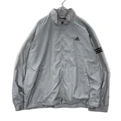 00s adidas ナイロンジャケット グレー メンズXL相当
