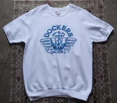 80s90s　dockers vintage shortsleeve sweat ドッカーズ　半袖スウェット　L USA