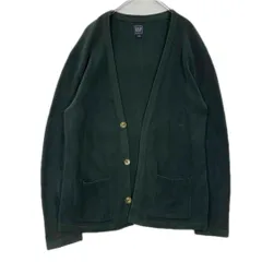 GAP コットンリブニット Vネックカーディガン メンズL