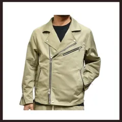 新品未使用　Dickies×ISAMU KATAYAMA BACKLASH　ダブルライダースジャケット　M　カーキのサムネイル