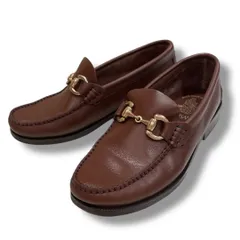 ARTESANOS アルテサノス ビットローファー コインローファー ソフトレザー 牛革 1枚革 ハンドステッチ ホースビット エレガント スペイン製 サイズ37 23.5cm ダークブラウン レディース ゴーゴー古着セントラルパーク名古屋店NO.1819