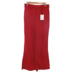 グレイル GRL センターピンタックフレアパンツ タグ付き フレアパンツ L  赤 レッド kz06 /KR