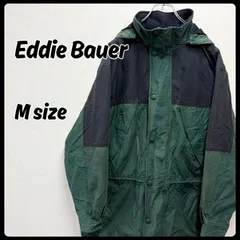 80s Eddie Bauer エディーバウアー マウンテンパーカー 黒緑 Mサイズ