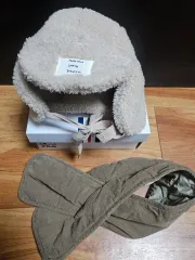 キッズ 防寒帽子 マフラー