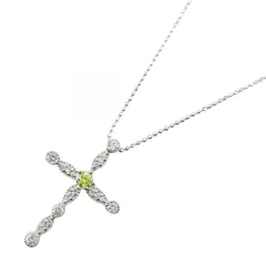 ジュエリー JEWELRY ネックレス トリートダイヤ ネックレス ﾄﾘｰﾄﾀﾞｲﾔ 5.9g 首回45.5㎝ K18WG（ホワイトゴールド） ネックレス レディース Used Aのサムネイル