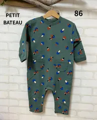 子供服　ブランド　フランス発　プチバトー　PETIT BATEAU 　86㎝　ロンパース　ベビー用品　ベビーロンパース