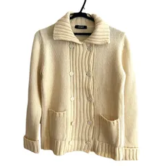  EAST BOY イーストボーイ ニットカーディガン アイボリー レディース 9サイズ【Z1749】