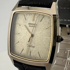 SEIKO 7731-5160 セイコー DOLCE ドルチェ スクエア　TUNGSTEN タングステン　メンズ　ボーイズ　腕時計 稼働品 電池交換済【U310】