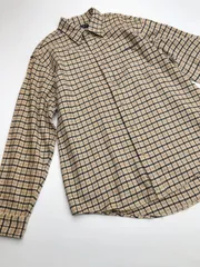 ■美品 UNIQLO ユニクロ 長袖 シャツ sizeXL/黄 ◇■メンズ