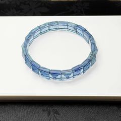 ⭐︎【高級】天然 アクアマリン ブレスレット 7mm 18.3g - メルカリ