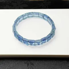 天然水晶★【100Aブルーアクアマリン】★ダイヤモンドカットブ バングル 天然石  10.3*10.2*6.3mm ZZ1921