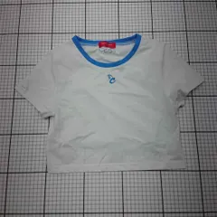 ◇ ⊂ レピピアルマリオ repipi armario シナモロール コラボ クロップドTシャツ ホワイト系 M レディース E  【1601150009203】