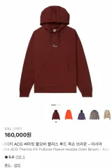 新品 NIKE ACG サーマ フィット フリース フーディー オクセン ブラウン XL